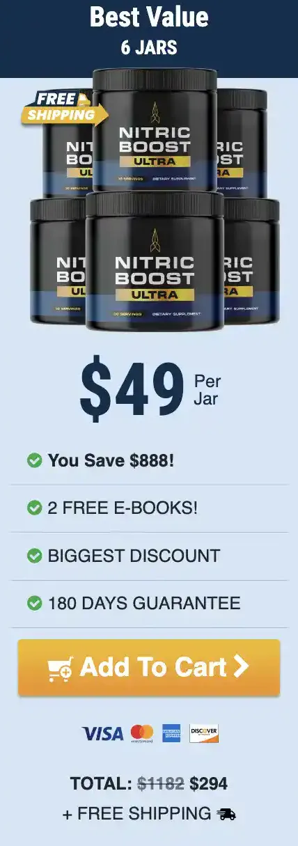 Buy Nitric Boost Ultra Six Bottles for Maximum Discounts